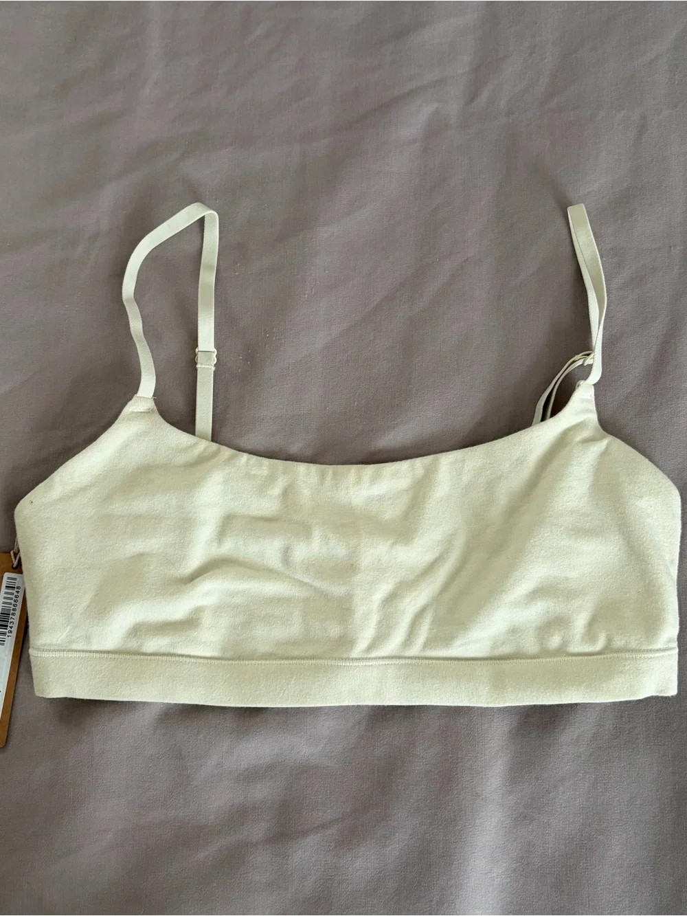 New with tags Skims Cotton jersey scoop bralette - Picture 1 of 3
